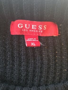 GUESS Men's Black Turtleneck Sweater